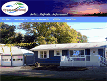 Tablet Screenshot of cozycottagerentals.com